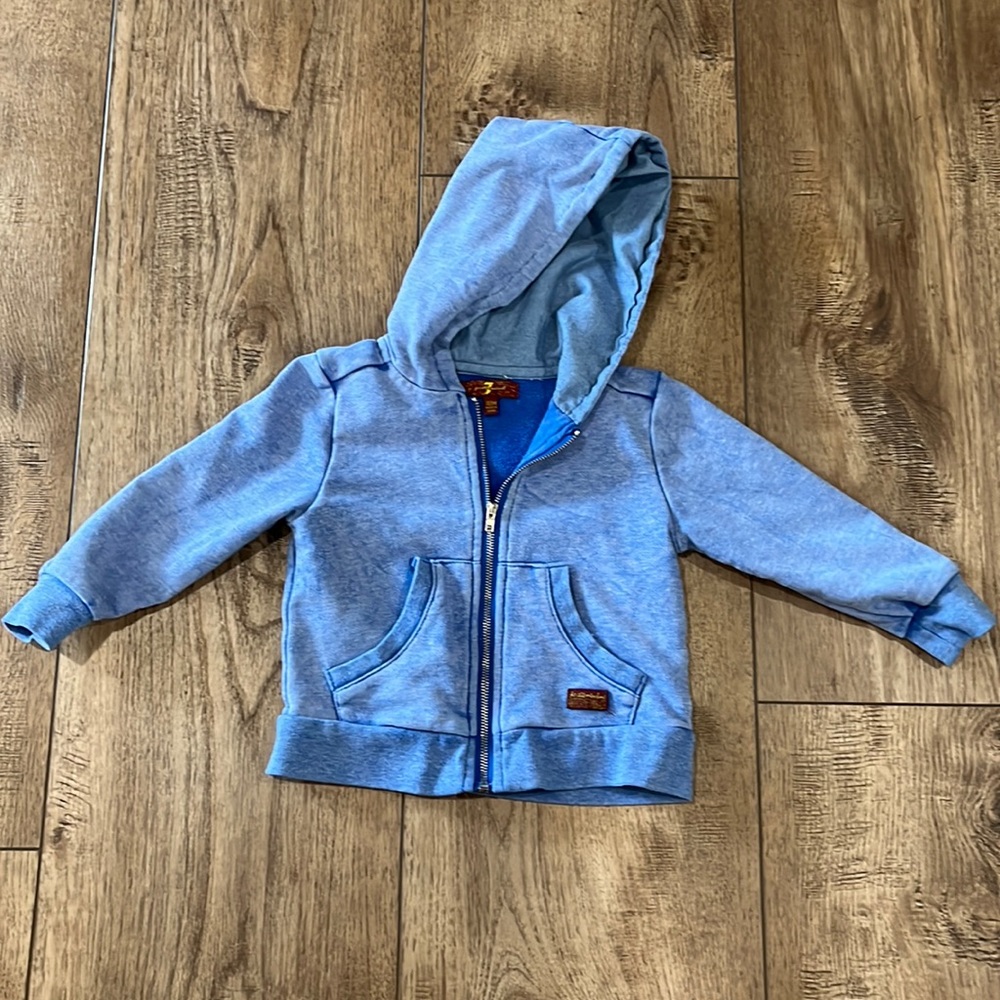 Toddler 7 for all Mankind Zip-up Hoodie | 18M